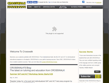 Tablet Screenshot of crosswalkeducation.com